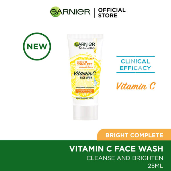 Garnier – Bright Complete Face Wash 25 ml